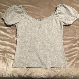 NWOT Nordstrom Grey Tight Top